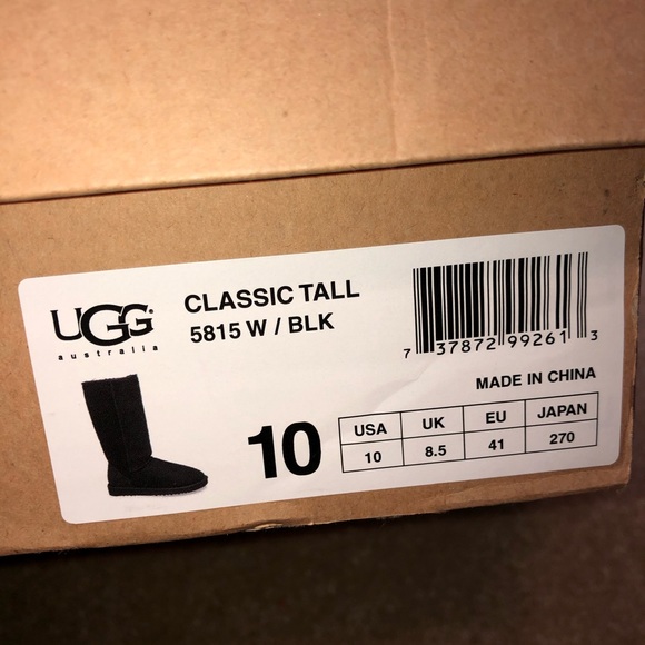 Classic Tall II Boot Black 5815W - Picture 6 of 11